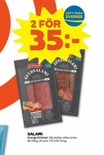 Coop Forum Salami erbjuda