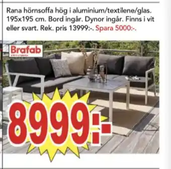 Bo Ohlsson Brafab utemöbler erbjuda