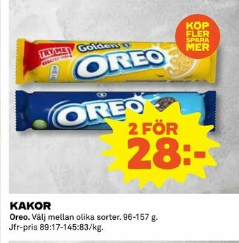 Coop Daglivs Kakor erbjuda