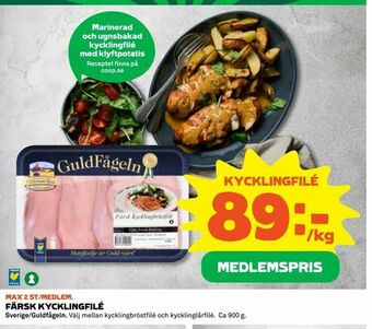 Coop Daglivs Färsk kycklingfilé erbjuda