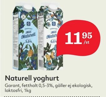 Hemköp Naturell yoghurt erbjuda
