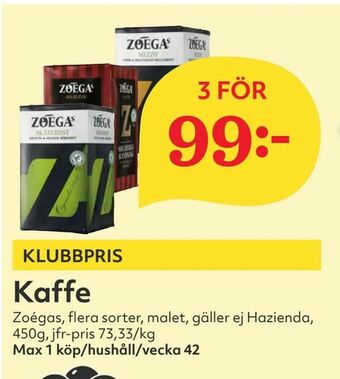 Hemköp Kaffe erbjuda