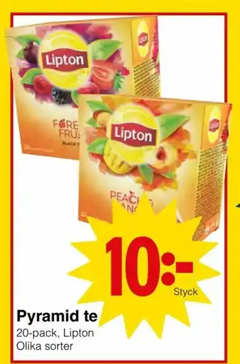 Matöppet Pyramid te erbjuda