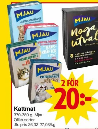 Matöppet Kattmat erbjuda