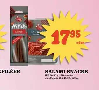 Nelins Salami snacks erbjuda