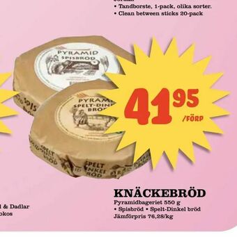 Nelins Knäckebröd erbjuda