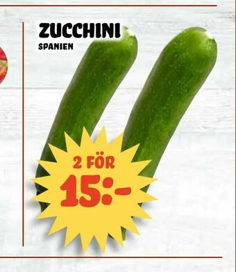 Nelins zucchini erbjuda