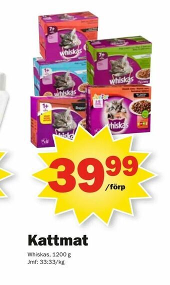 Pekås Kattmat erbjuda
