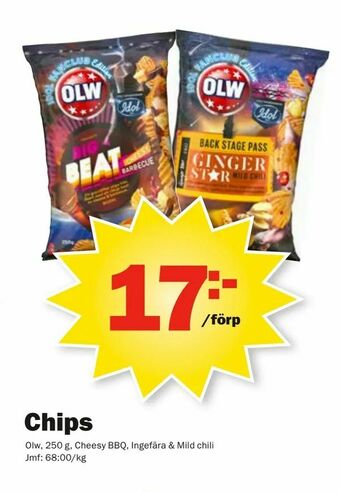 Pekås Chips erbjuda