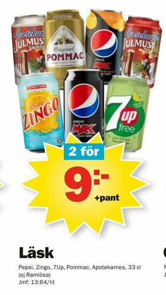 Pekås Läsk erbjuda