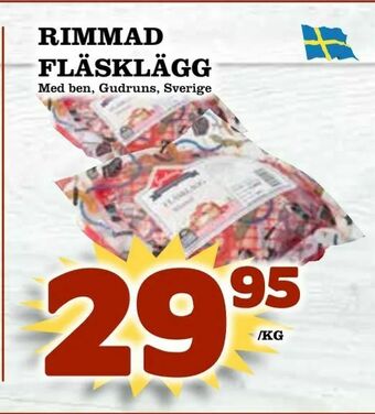Prisma Mat Rimmad fläsklägg erbjuda