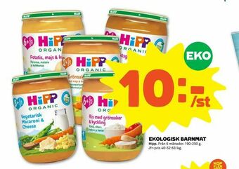 Stora Coop Ekologisk barnmat erbjuda