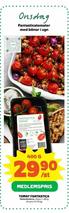 Stora Coop Tomat fantastica erbjuda