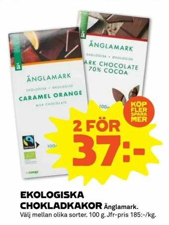 Stora Coop Ekologiska chokladkakor erbjuda