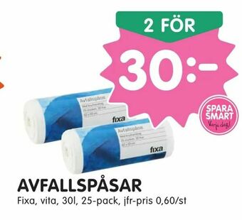 Tempo Avfallspåsar erbjuda
