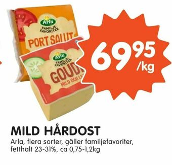 Tempo Mild hårdost erbjuda