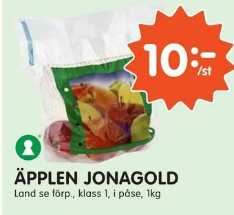 Tempo Äpplen jonagold erbjuda