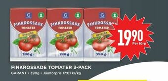 Willys Finkrossade tomater 3-pack erbjuda