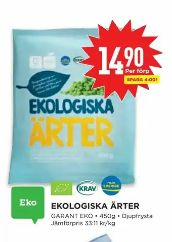 Ekologiska ärter
