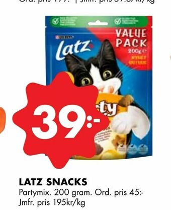 ÖoB Latz snacks erbjuda