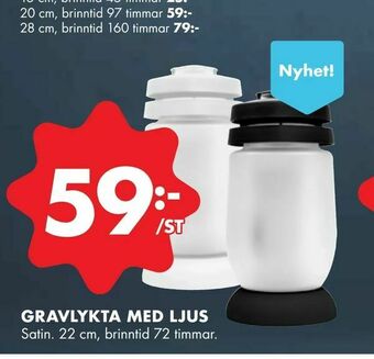 ÖoB Gravlykta med ljus erbjuda