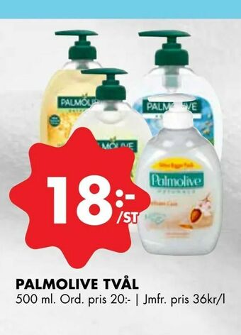 ÖoB Palmolive tvål erbjuda