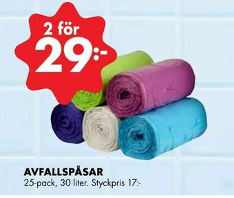 ÖoB Avfallspåsar erbjuda