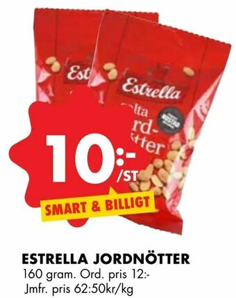 ÖoB Estrella jordnötter erbjuda