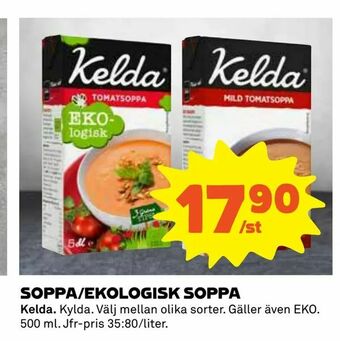 Coop Soppa/ekologisk soppa erbjuda