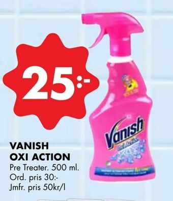 ÖoB Vanish oxi action erbjuda