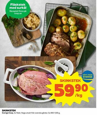 Coop Skinkstek erbjuda