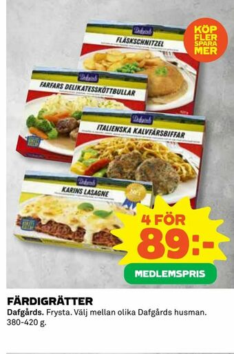 Coop Färdigrätter erbjuda