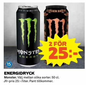 Coop Konsum Energidryck erbjuda