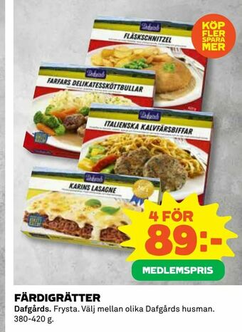 Coop Konsum Färdigrätter erbjuda