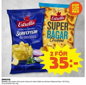 Coop Konsum Snacks erbjuda