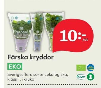 Hemköp Färska kryddor erbjuda