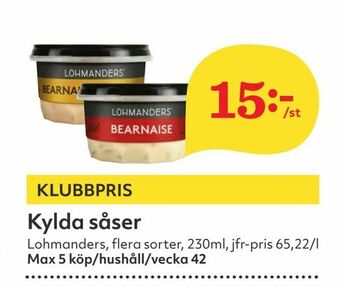 Hemköp Kylda såser erbjuda