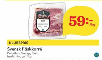 Hemköp Svensk fläskkarré erbjuda