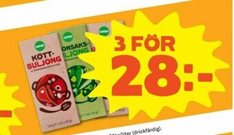 Stora Coop Buljong erbjuda
