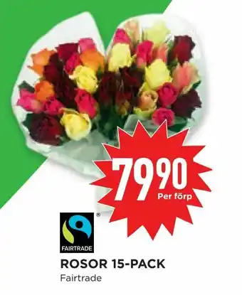 Willys Hemma Rosor 15-pack erbjuda