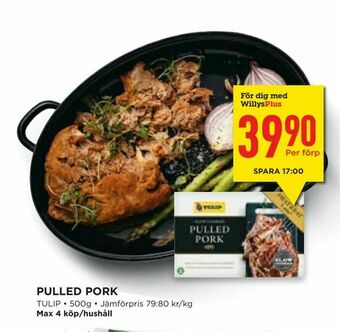 Willys Hemma Pulled pork erbjuda
