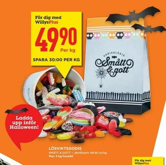 Willys Hemma Lösviktsgodis erbjuda