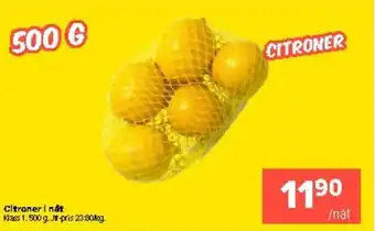 Coop Extra Citroner I nåt erbjuda