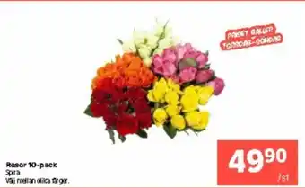 Coop Extra Rosor 10-pack erbjuda