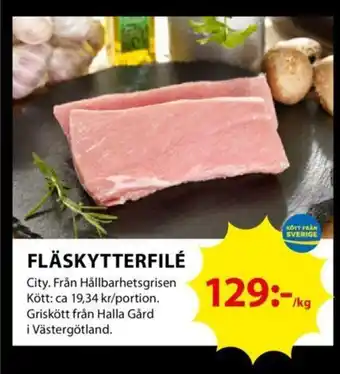 ICA Supermarket FLÄSKYTTERFILÉ erbjuda