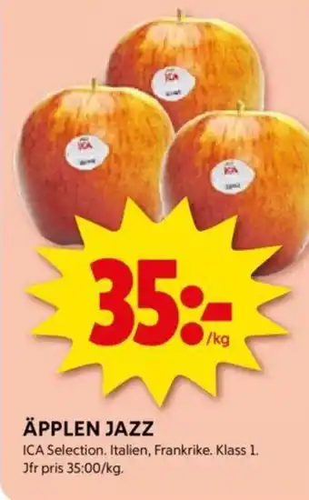 ICA Supermarket ÄPPLEN JAZZ erbjuda