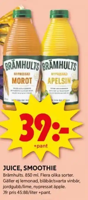 ICA Supermarket JUICE, SMOOTHIE erbjuda