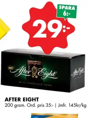 ÖoB After eight chokladask erbjuda
