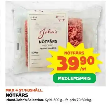 Coop NÖTFÄRS erbjuda