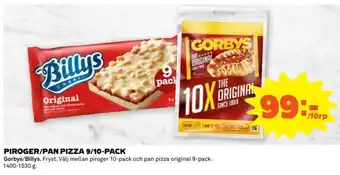 Coop PIROGER/PAN PIZZA 9/10-PACK erbjuda